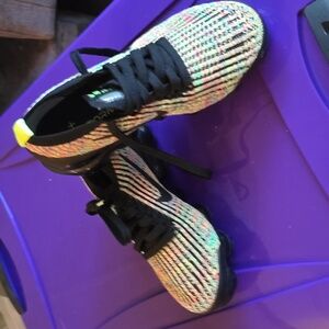 NIKE Womens Neon Multicolor Sneakers